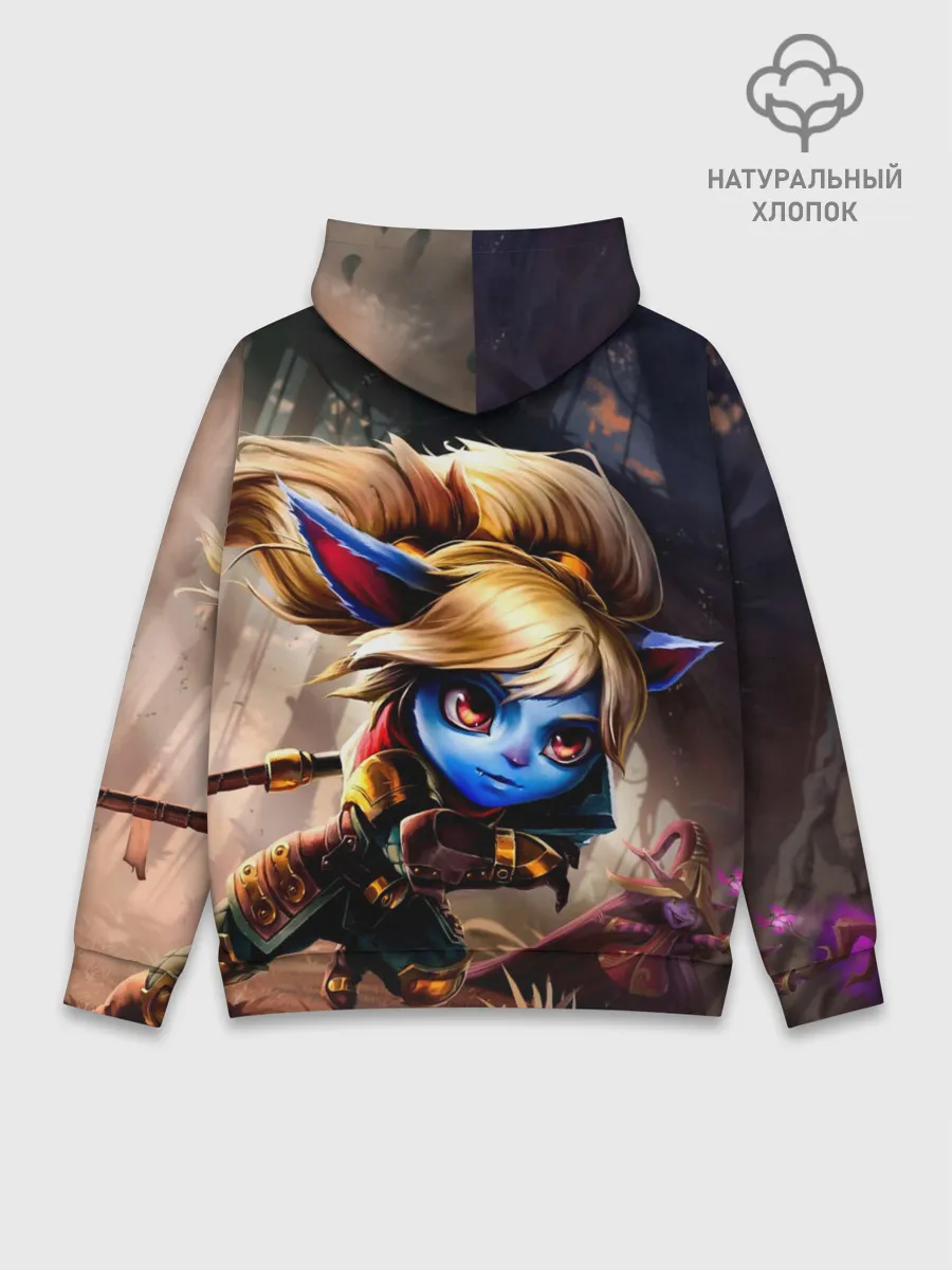 Худи мужской база хлопок / Поппи Хранительница молота