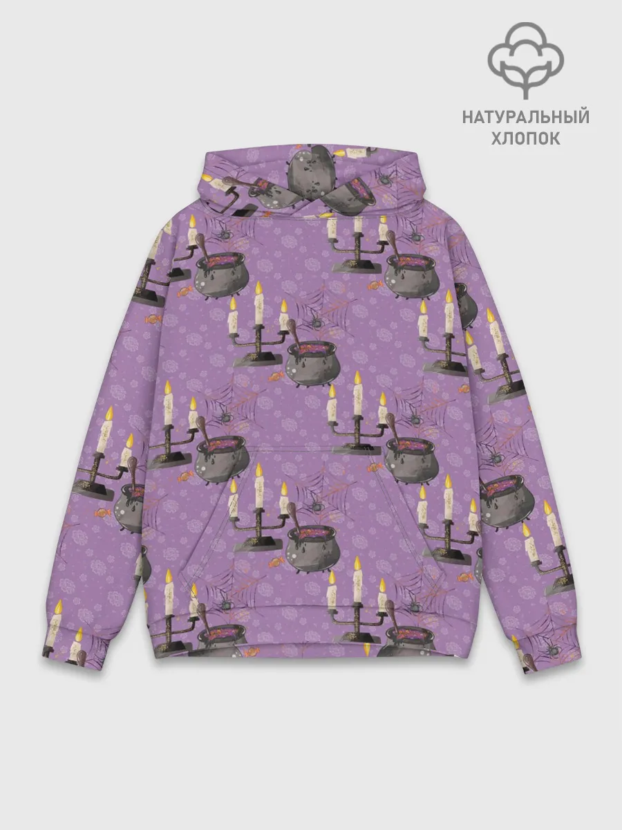 Худи мужской база хлопок / Хэллоуин Свечи