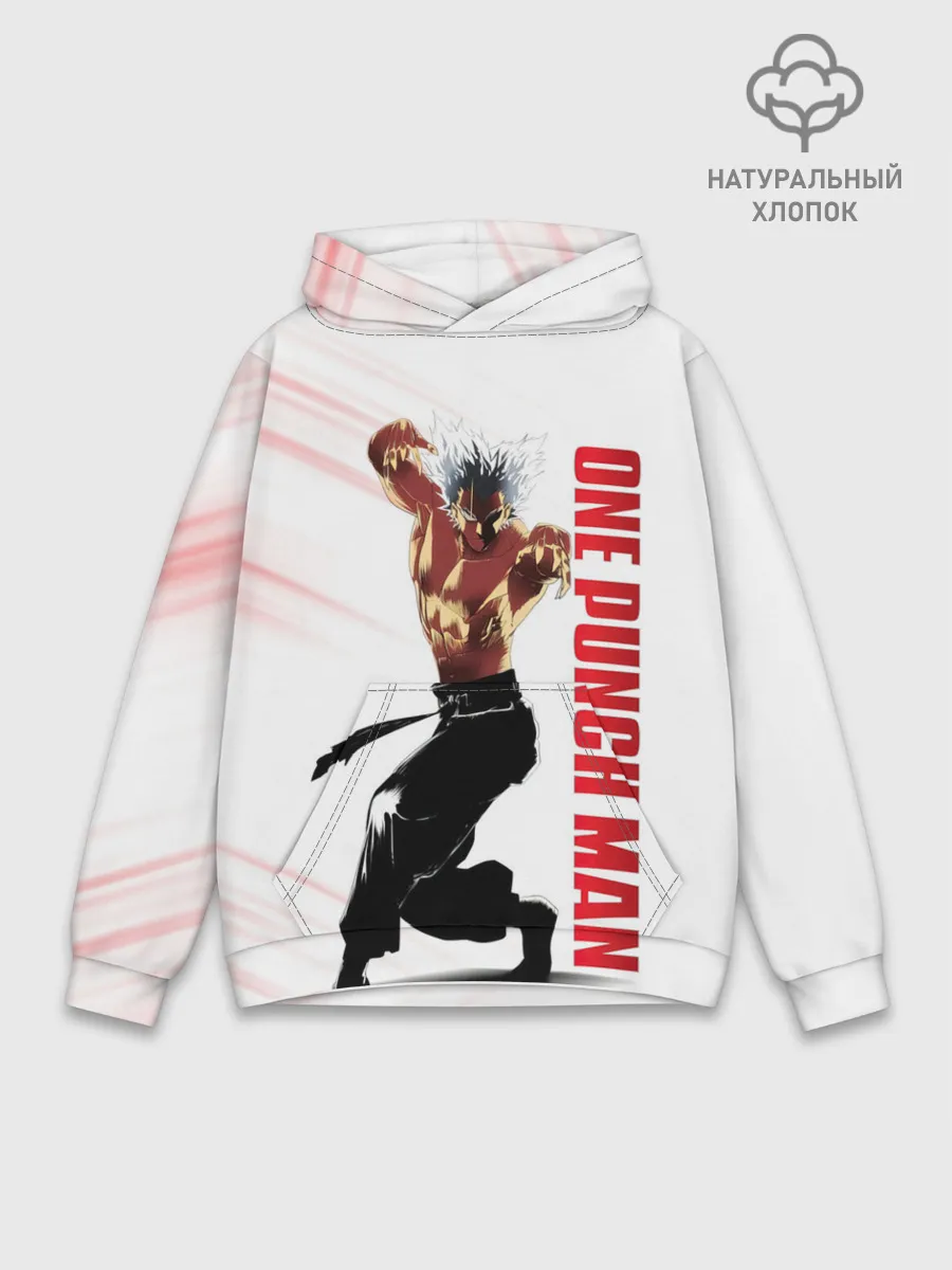 Худи мужской база хлопок / Гароу из One Punch-Man