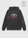 Худи мужской база хлопок / [Toyota] Тонкие линии неона