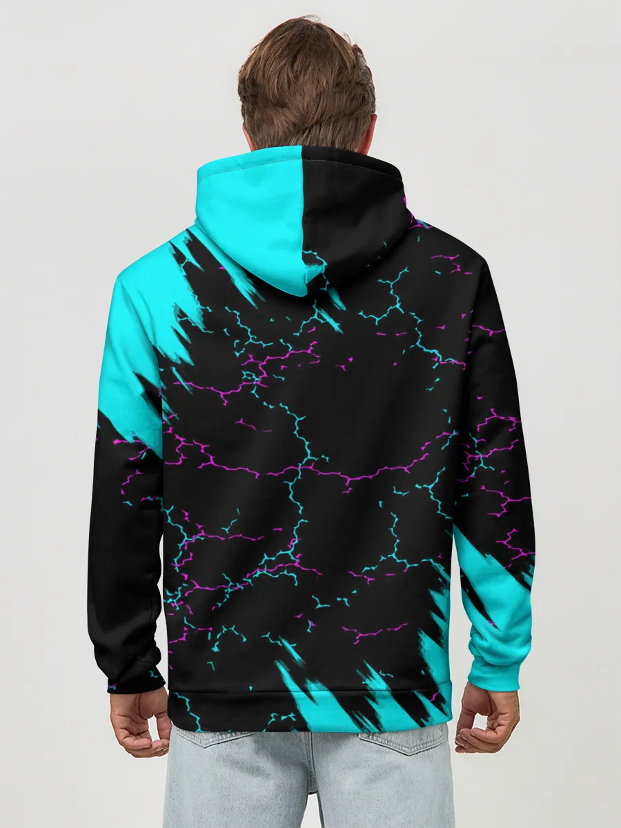 Худи мужской база хлопок / MARSHMELLO NEON: МАРШМЕЛЛО НЕОН.