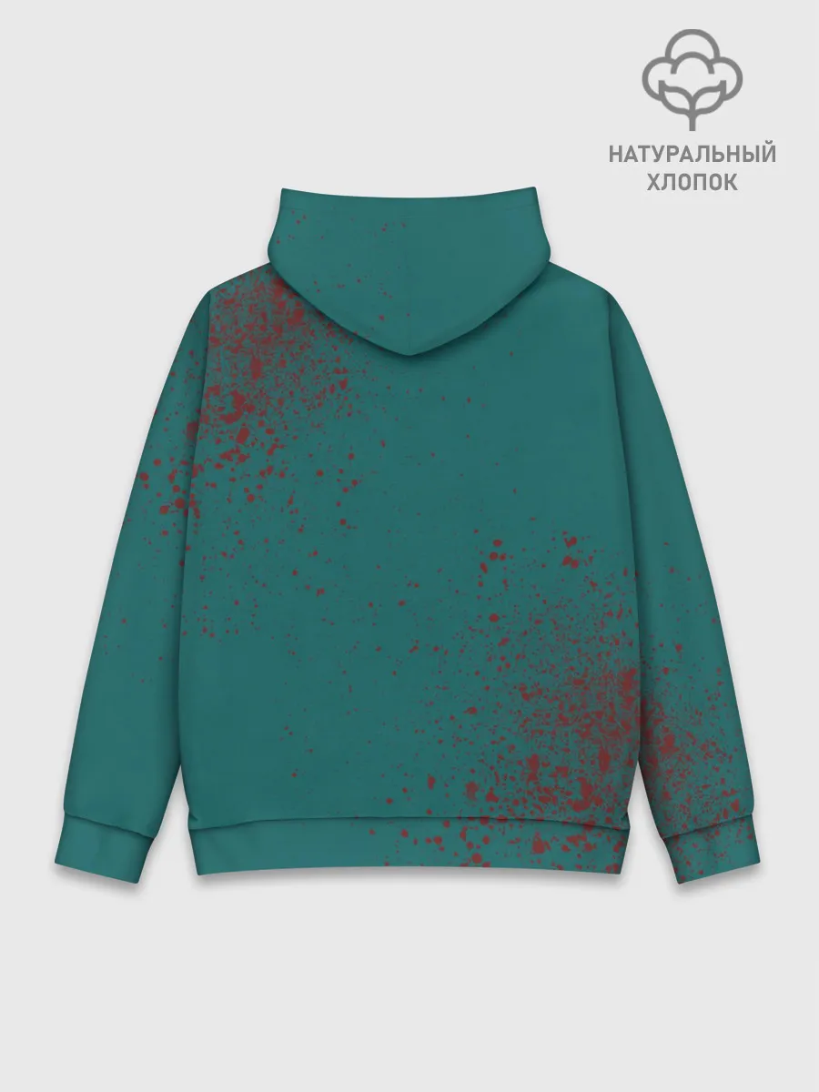 Худи мужской база хлопок / ИГРА В КАЛЬМАРА ПЕРСОНАЖ 457