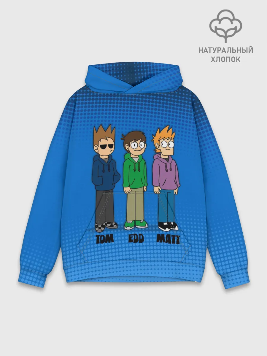 Худи мужской база хлопок / Tom Edd Matt