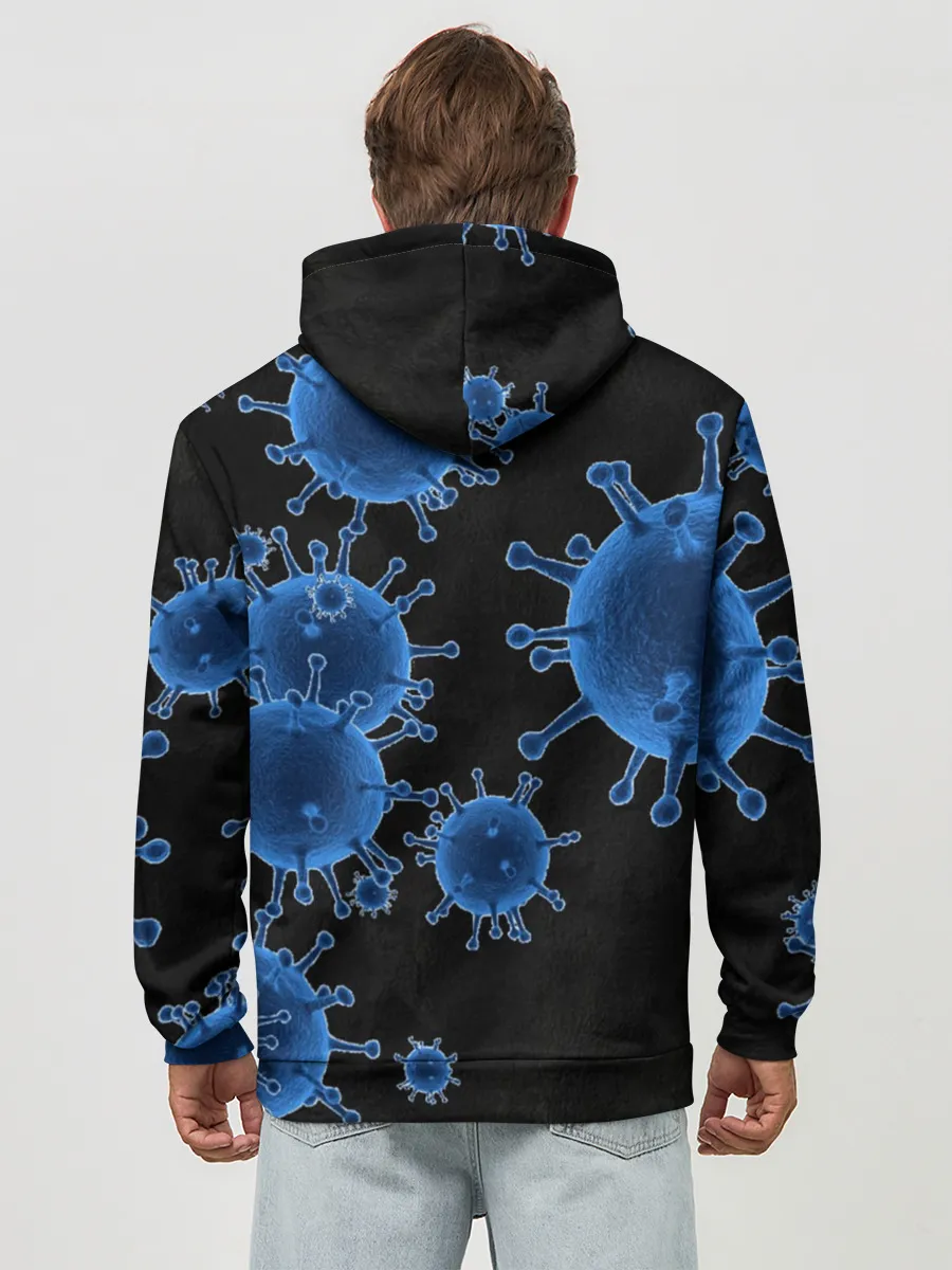 Худи мужской база хлопок / Protection against Covid-19