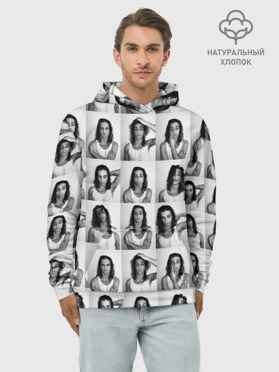 Худи мужской база хлопок / Damiano David.