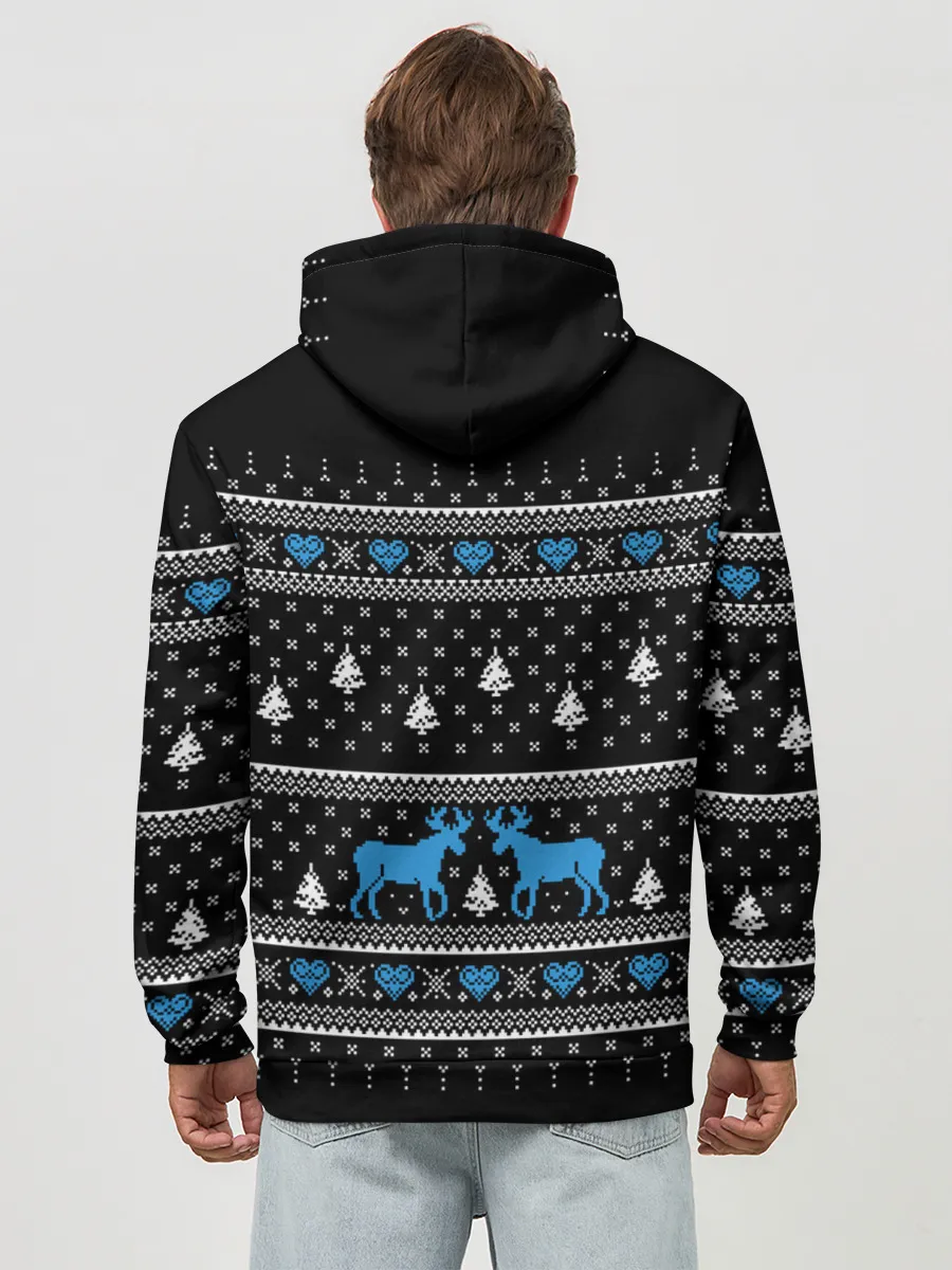 Худи мужской база хлопок / До сих пор верю в Деда Мороза!