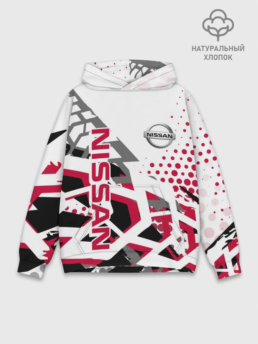 Худи мужской база хлопок / Nissan