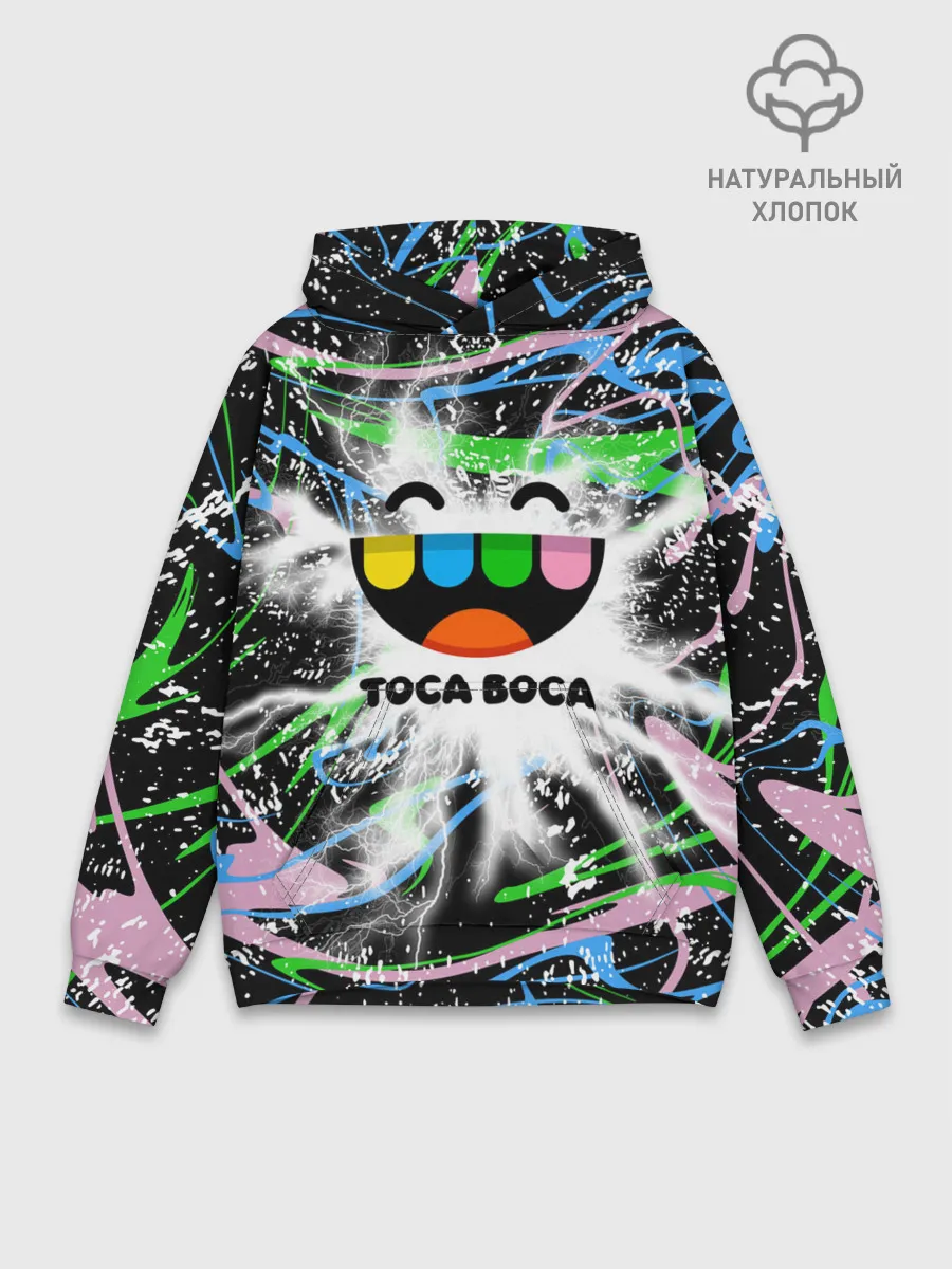 Худи мужской база хлопок / Toca Boca: Весельчак.