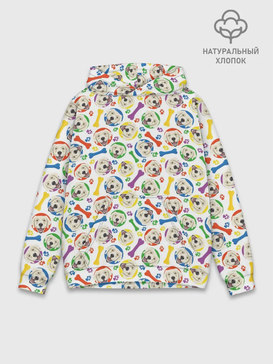 Худи мужской база хлопок / Золотистый Ретривер