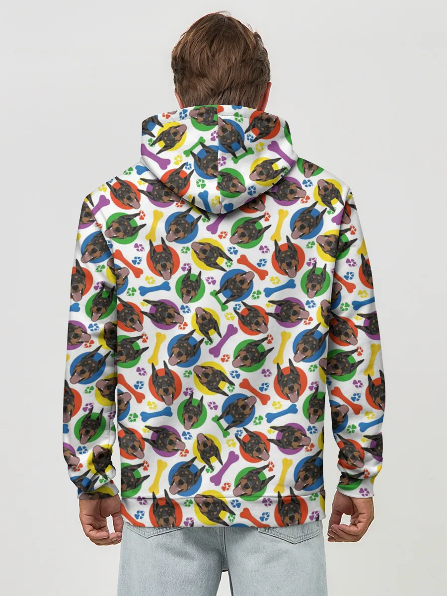 Худи мужской база хлопок / Доберман