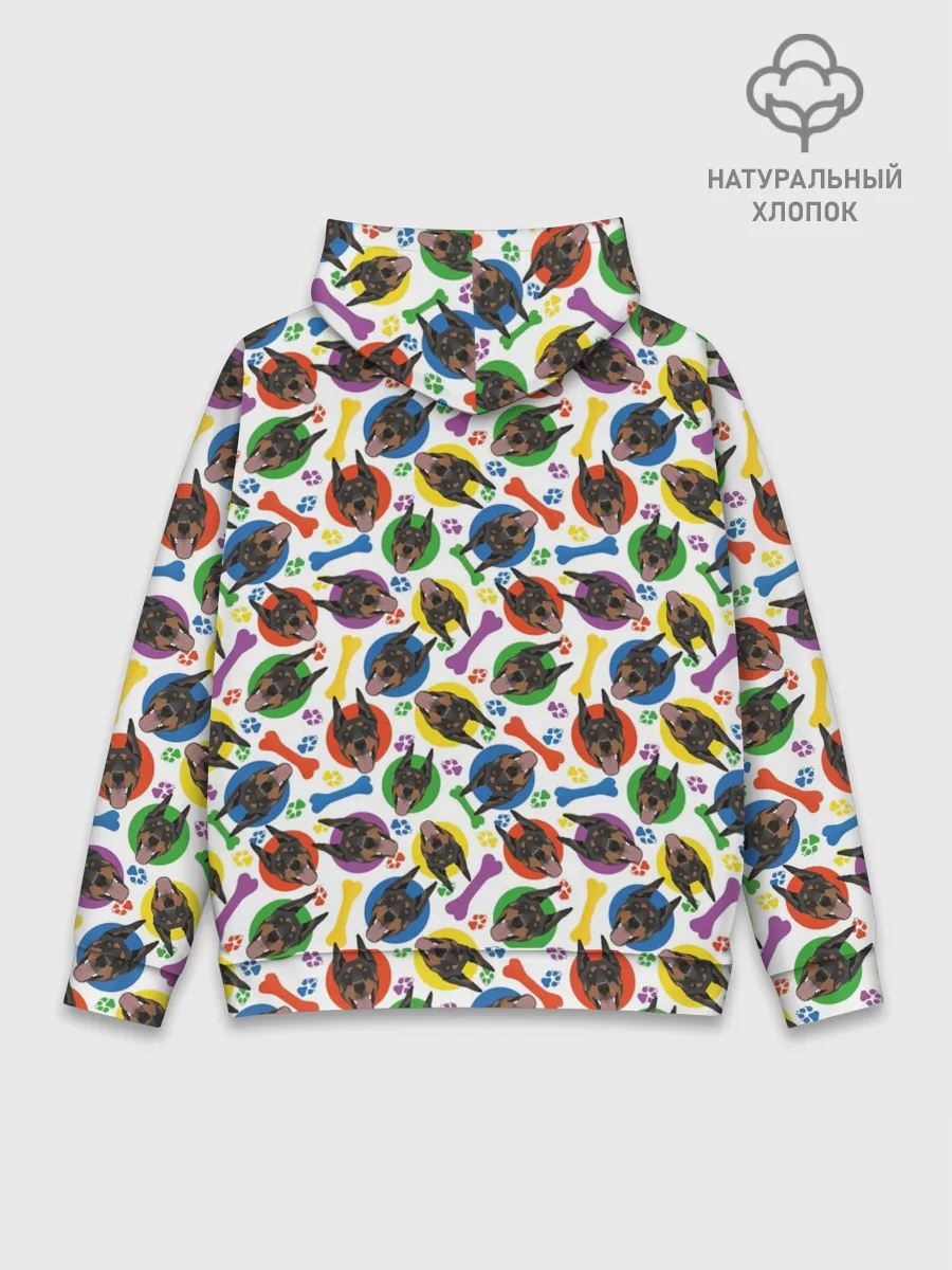 Худи мужской база хлопок / Доберман