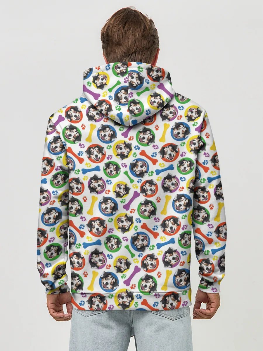 Худи мужской база хлопок / Австралийская Овчарка