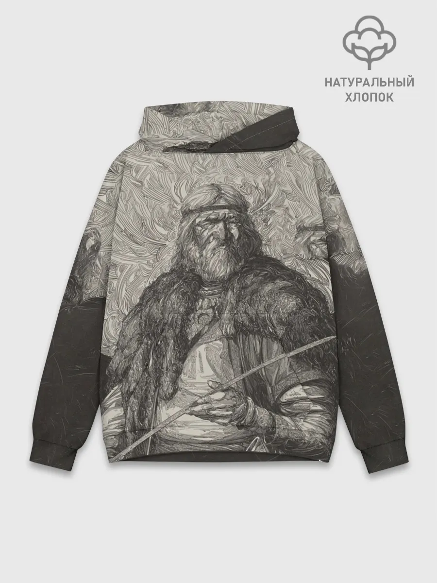 Худи мужской база хлопок / ScandinavianWarrior