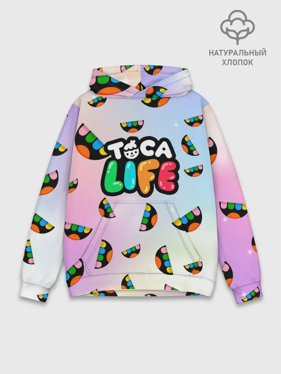 Худи мужской база хлопок / ТОКА БОКА ЛОГОТИП