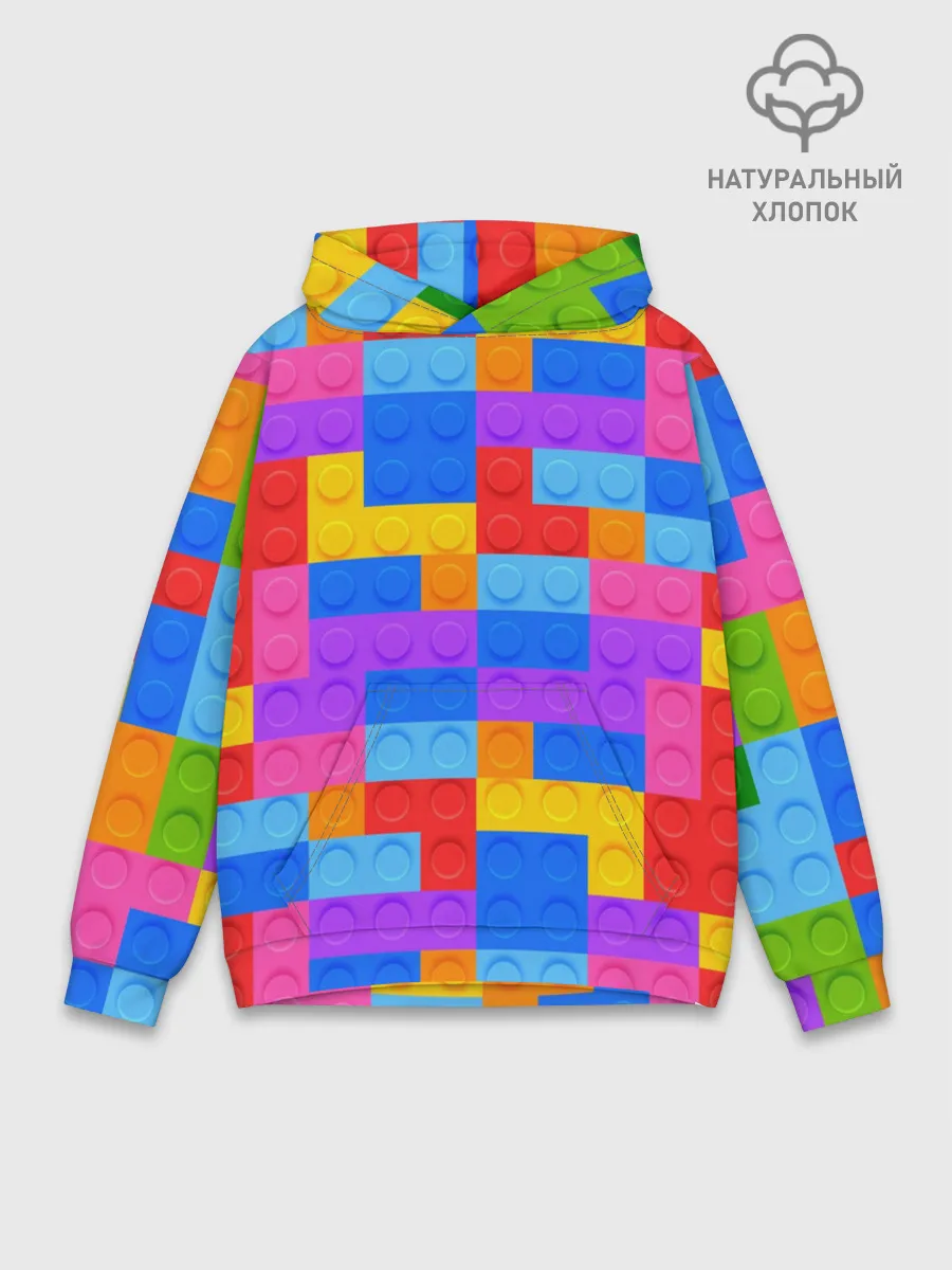 Худи мужской база хлопок / Лего-го