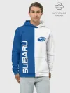 Худи мужской база хлопок / Subaru, sport