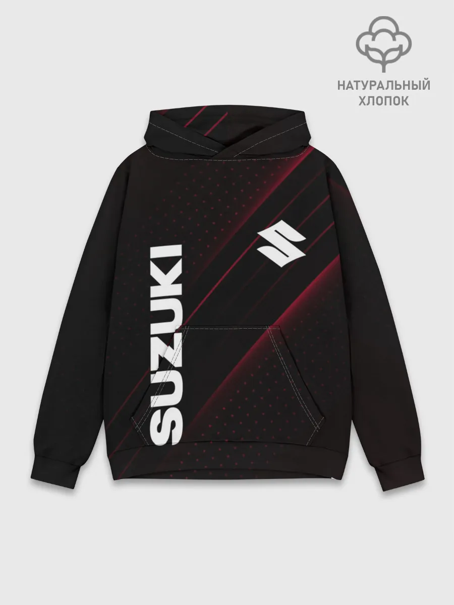 Худи мужской база хлопок / SUZUKI, sport
