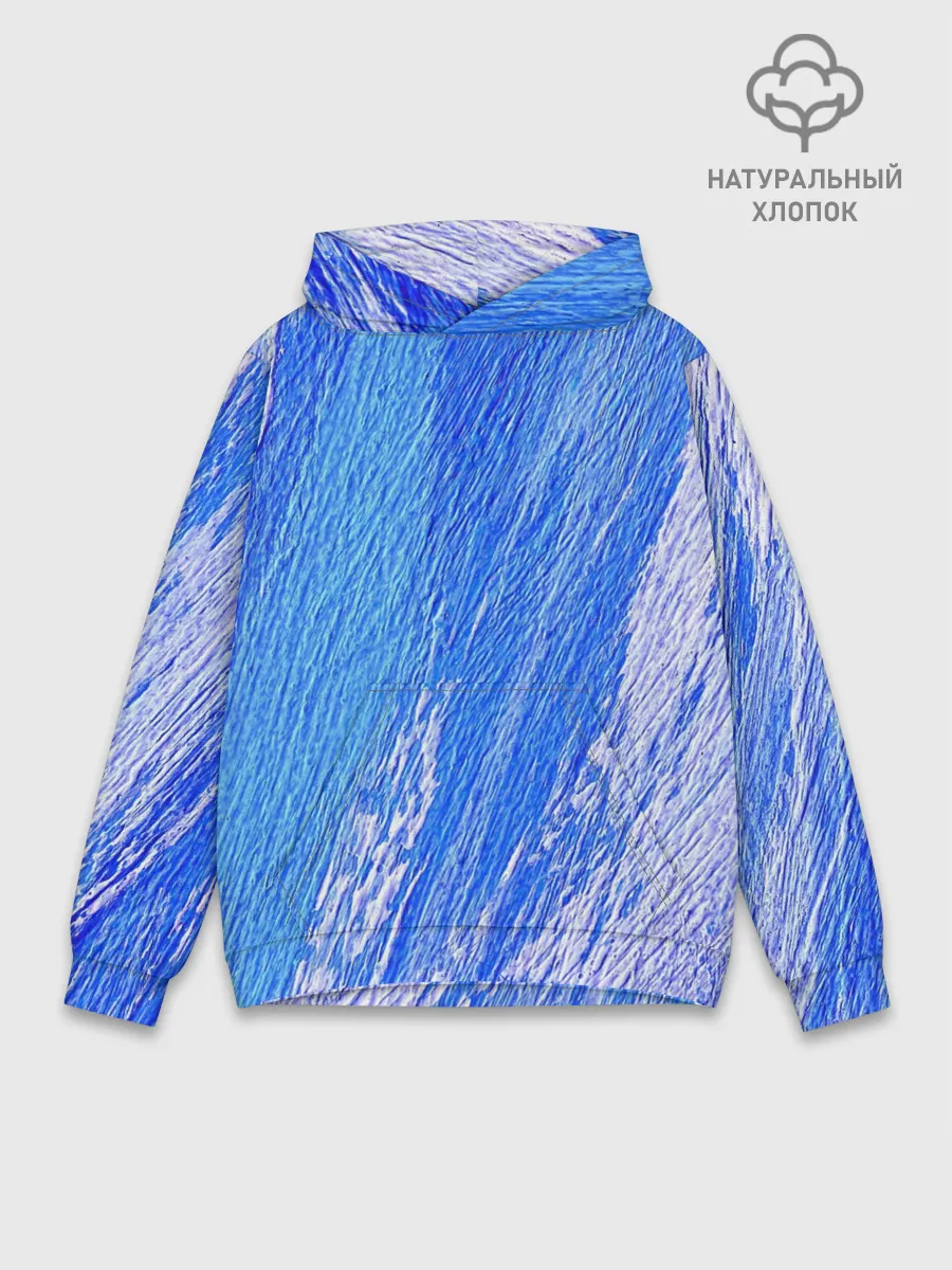 Худи мужской база хлопок / Крупные мазки