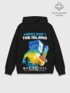 Худи мужской база хлопок / MINECRAFT THE ISLAND