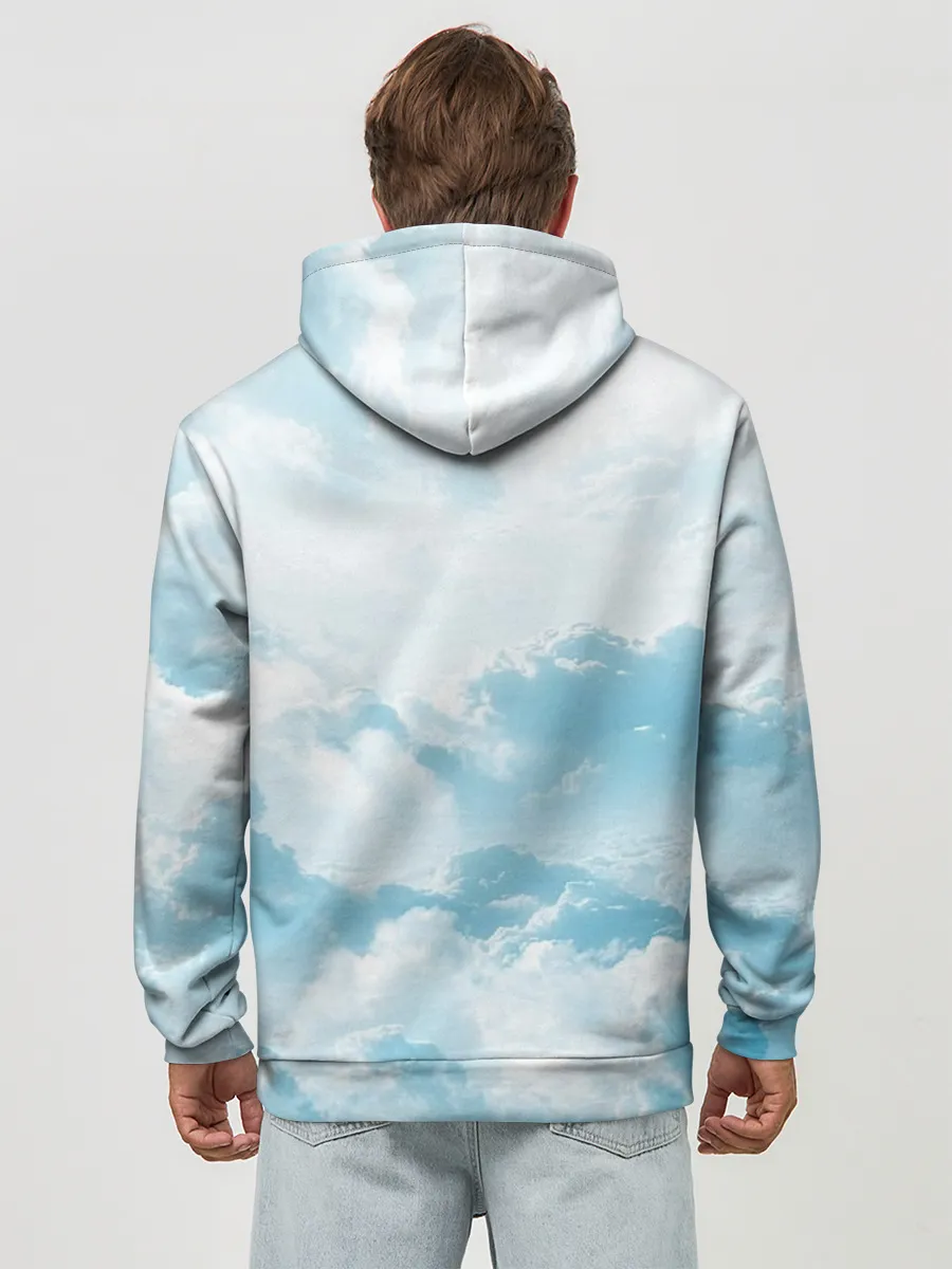 Худи мужской база хлопок / Плотные облака