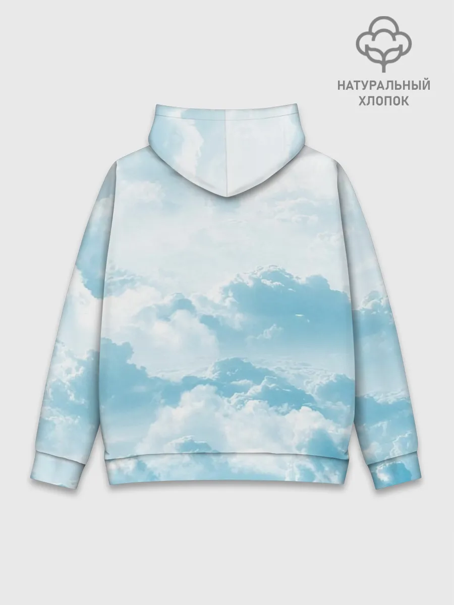 Худи мужской база хлопок / Плотные облака