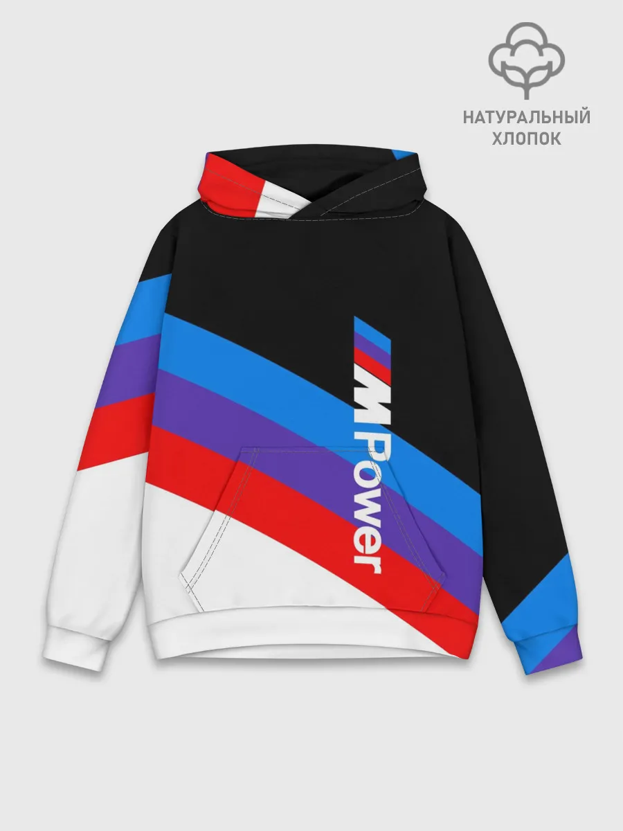 Худи мужской база хлопок / MPower BMW