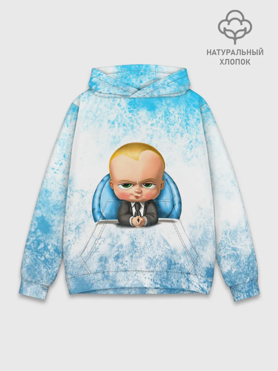Худи мужской база хлопок / Босс Молокосос