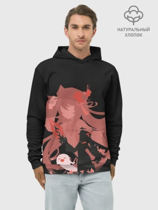 Худи мужской база хлопок / Genshin Impact Hu Tao Tao