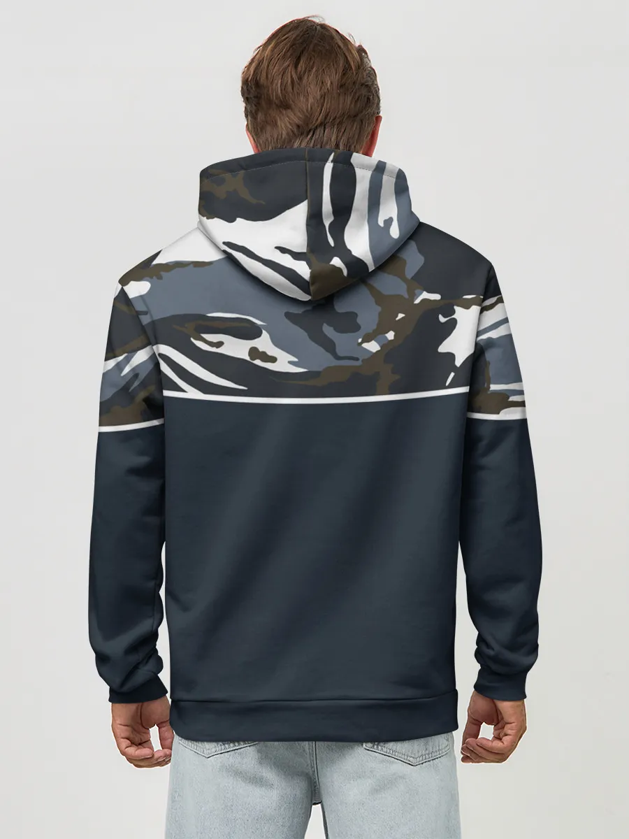 Худи мужской база хлопок / Камуфляж 2.0