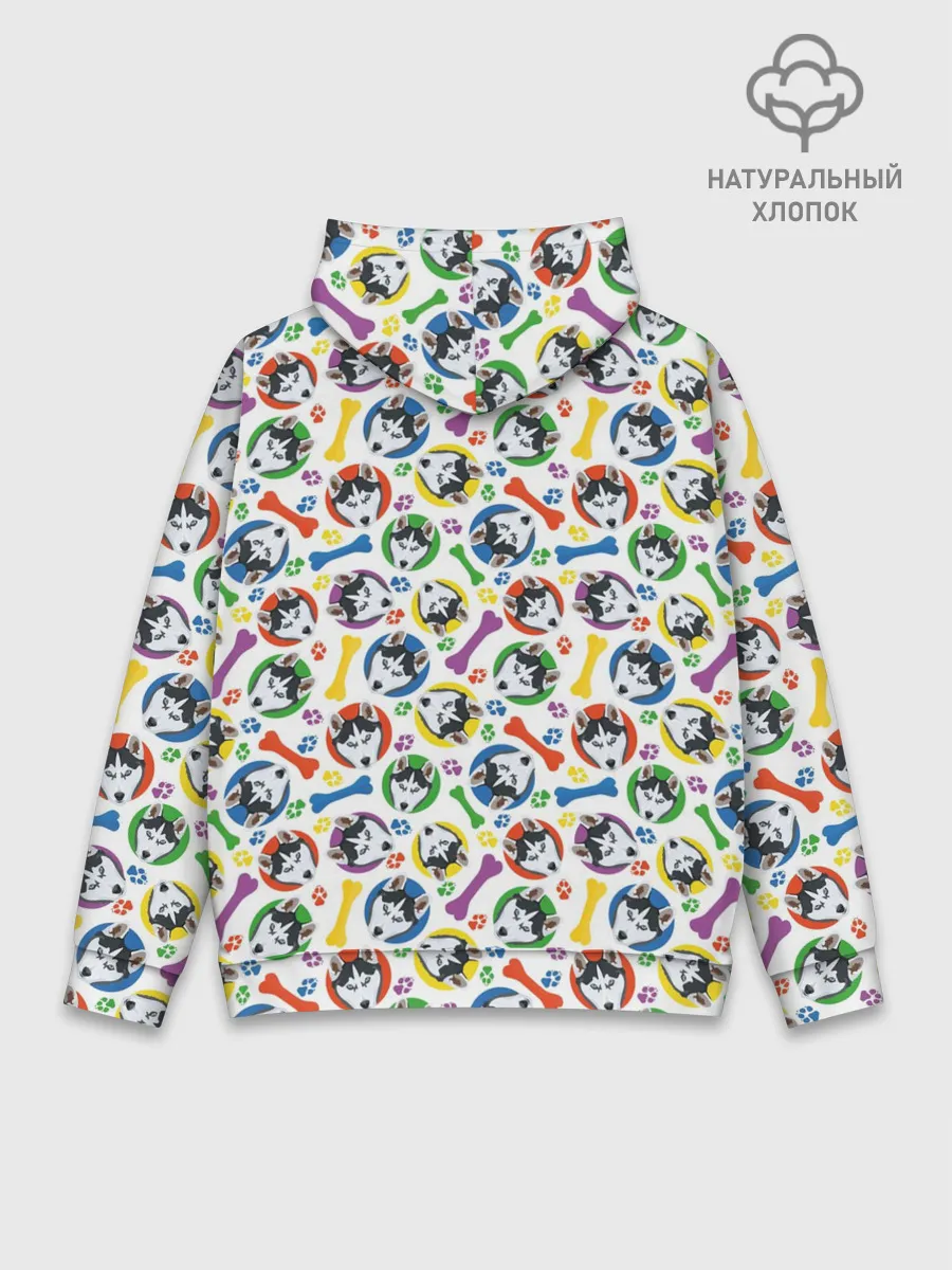 Худи мужской база хлопок / Хаски