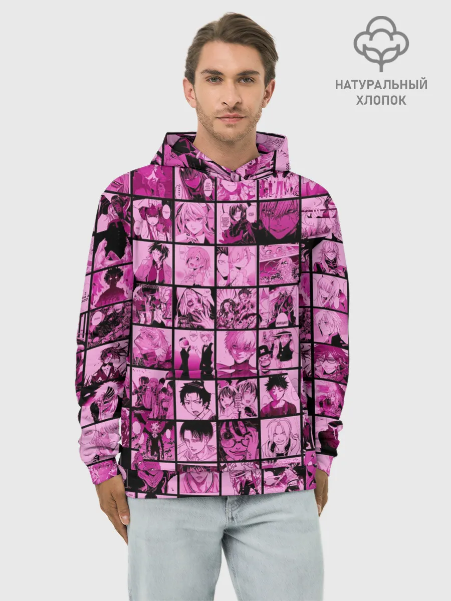 Худи мужской база хлопок / anime soul | manga
