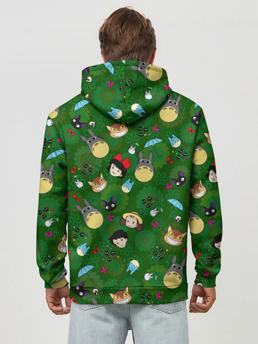 Худи мужской база хлопок / Totoro&Kiki ALLSTARS