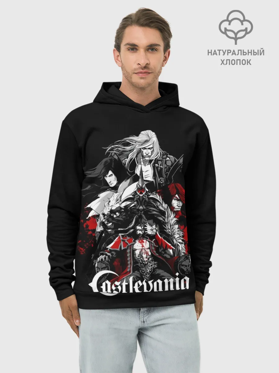 Худи мужской база хлопок / Castlevania / Кастлвания