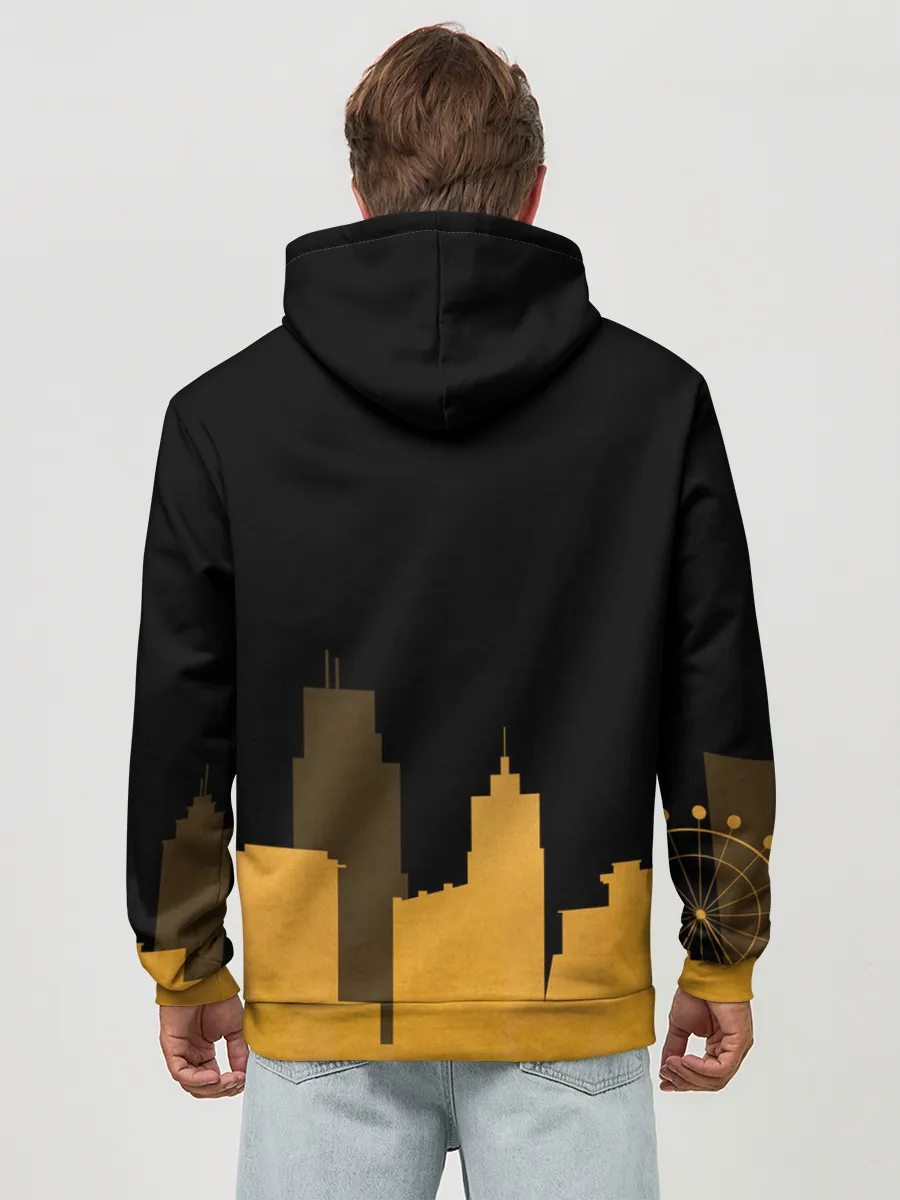 Худи мужской база хлопок / WU-TANG CLAN CITY