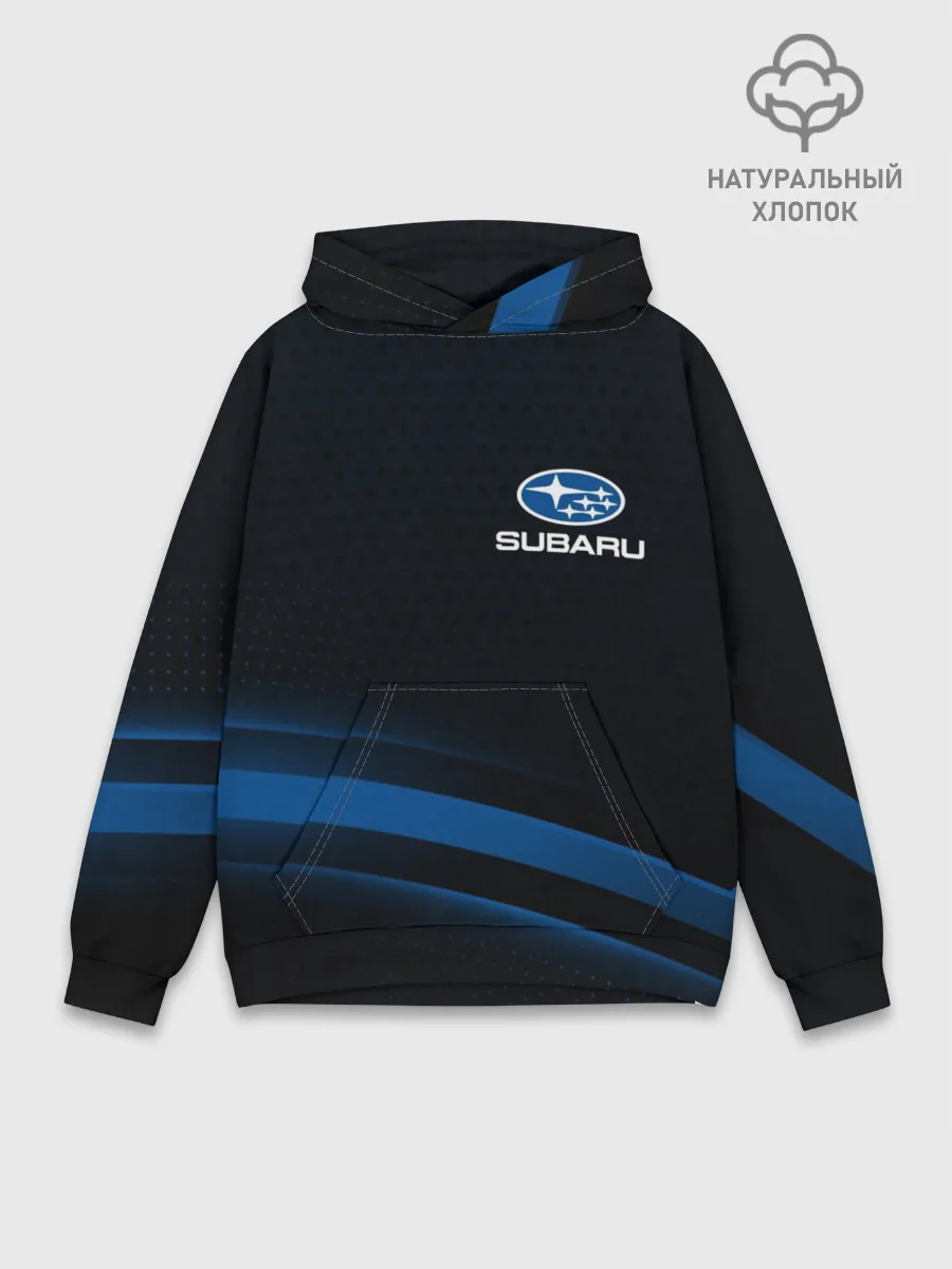 Худи мужской база хлопок / Subaru, sport style