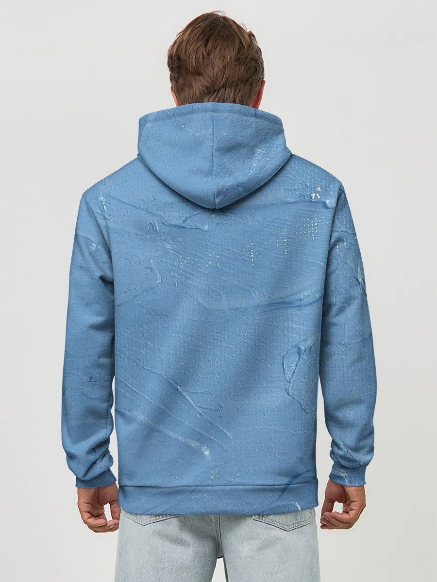 Худи мужской база хлопок / Свежая краска