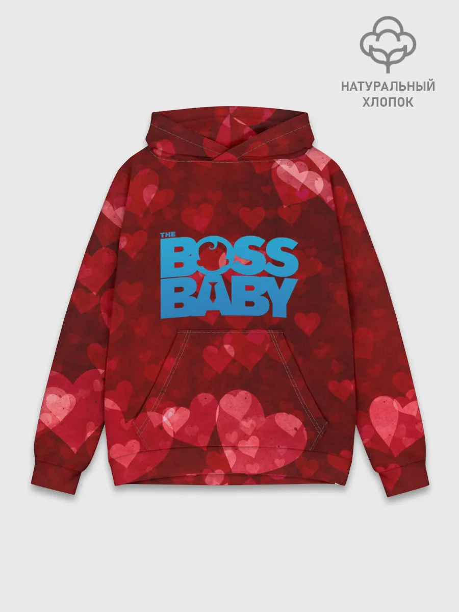 Худи мужской база хлопок / The Boss Baby Love