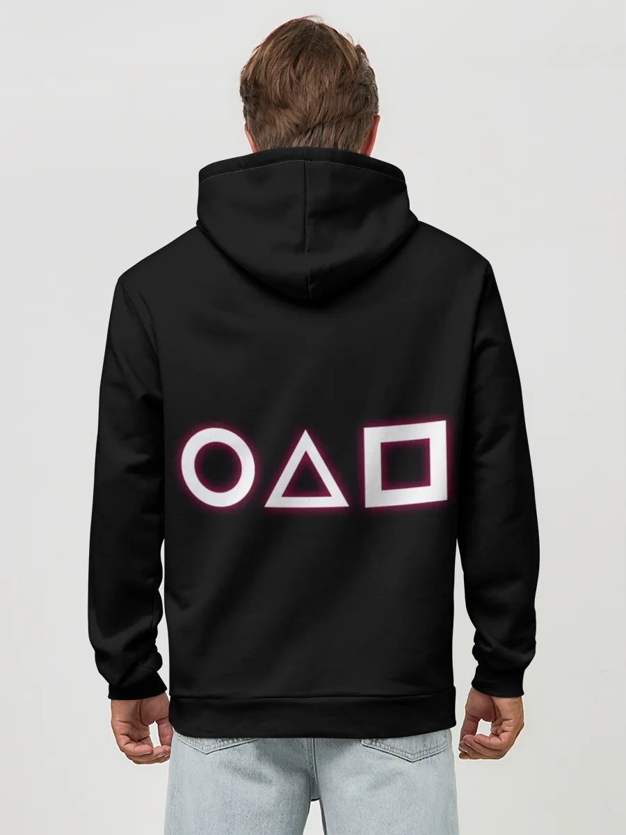 Худи мужской база хлопок / Неон