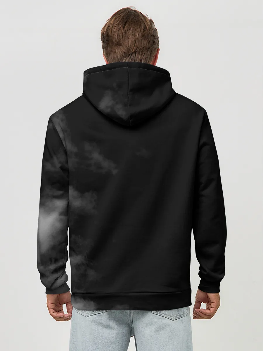 Худи мужской база хлопок / Профиль Виктора Цой