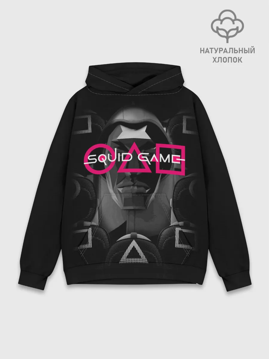Худи мужской база хлопок / Squid game: masks