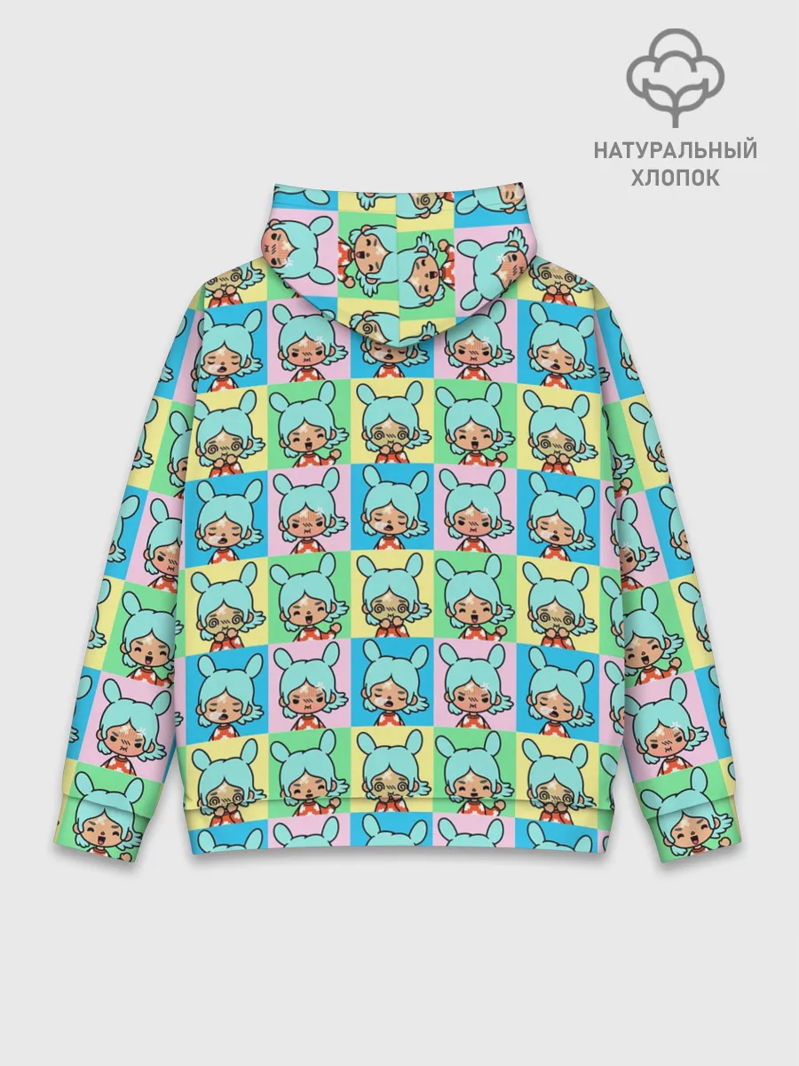 Худи мужской база хлопок / Toca Boca logo | Тока Бока Рита