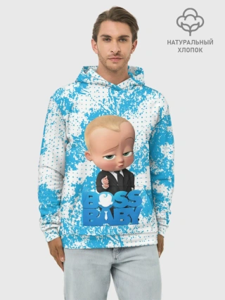 Худи мужской база хлопок / Босс Молокосос | Boss Baby