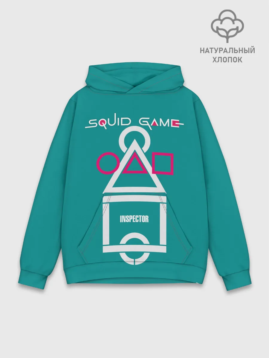 Худи мужской база хлопок / Squid Game - Inspector