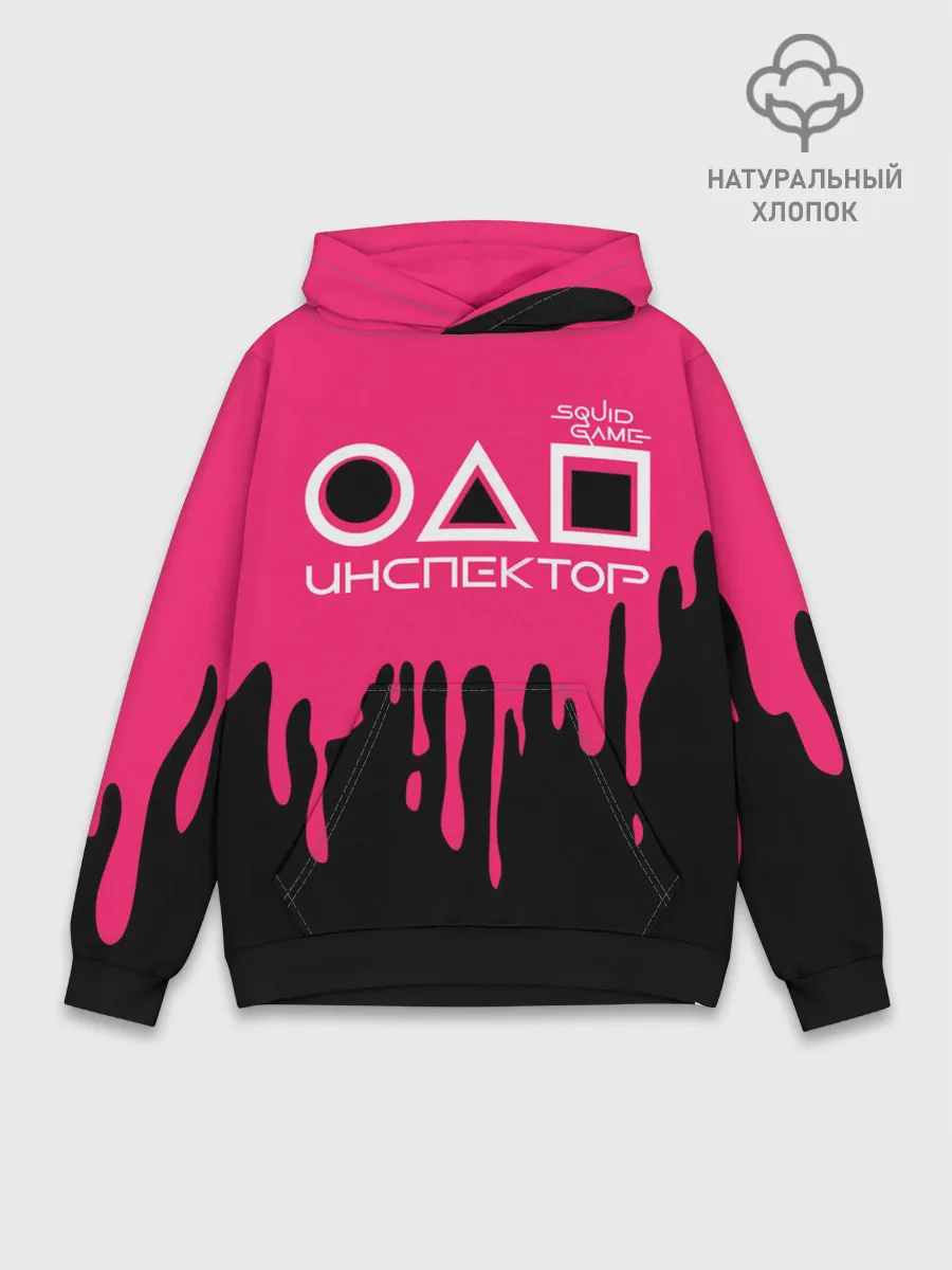 Худи мужской база хлопок / Inspector of Squid Game
