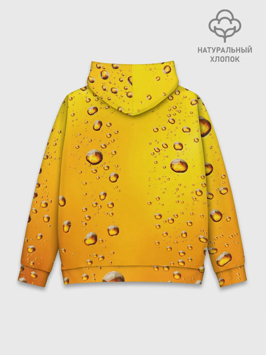 Худи мужской база хлопок / пивозавр 3d hd