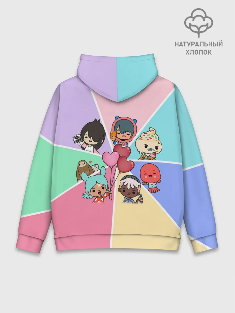 Худи мужской база хлопок / TOCA BOCA WORLD HEROES / ТОКА БОКА