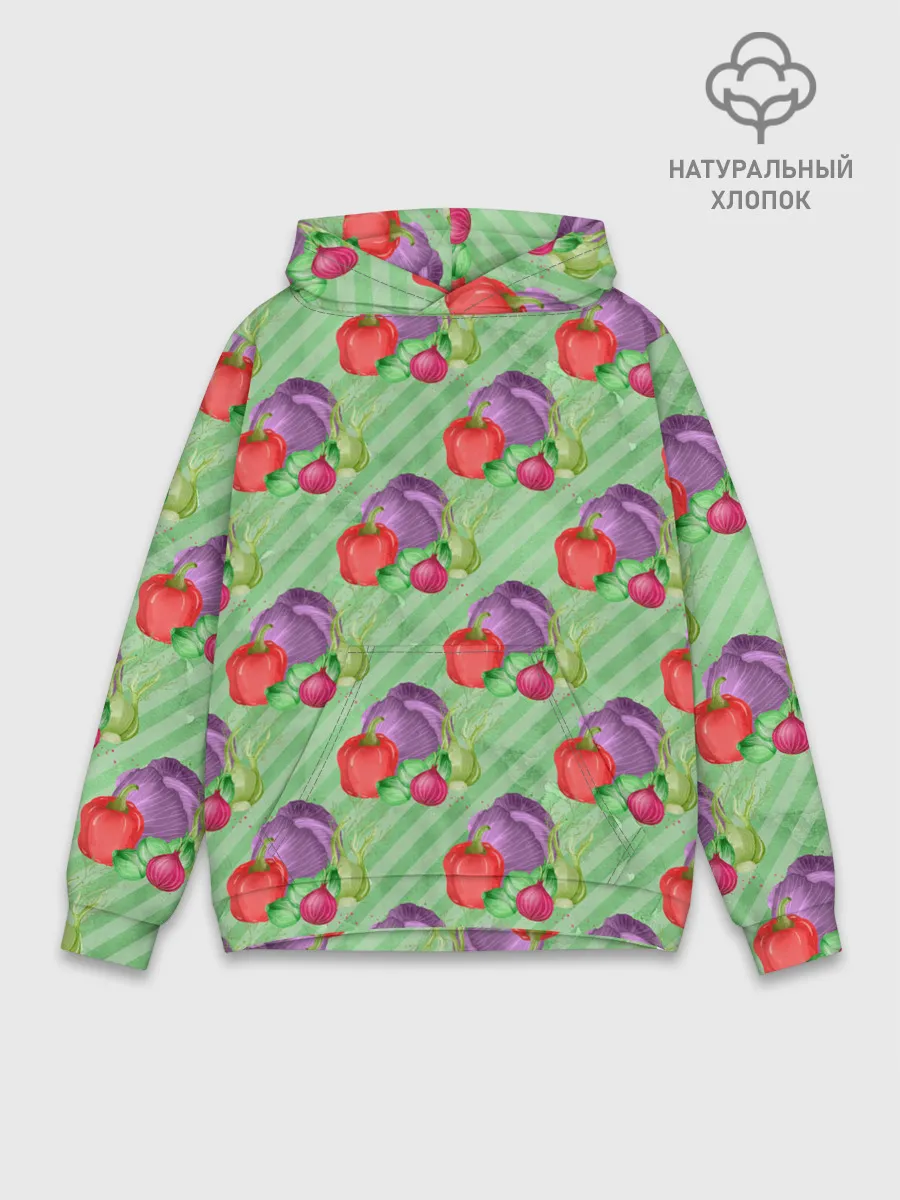 Худи мужской база хлопок / Vegan | Огород