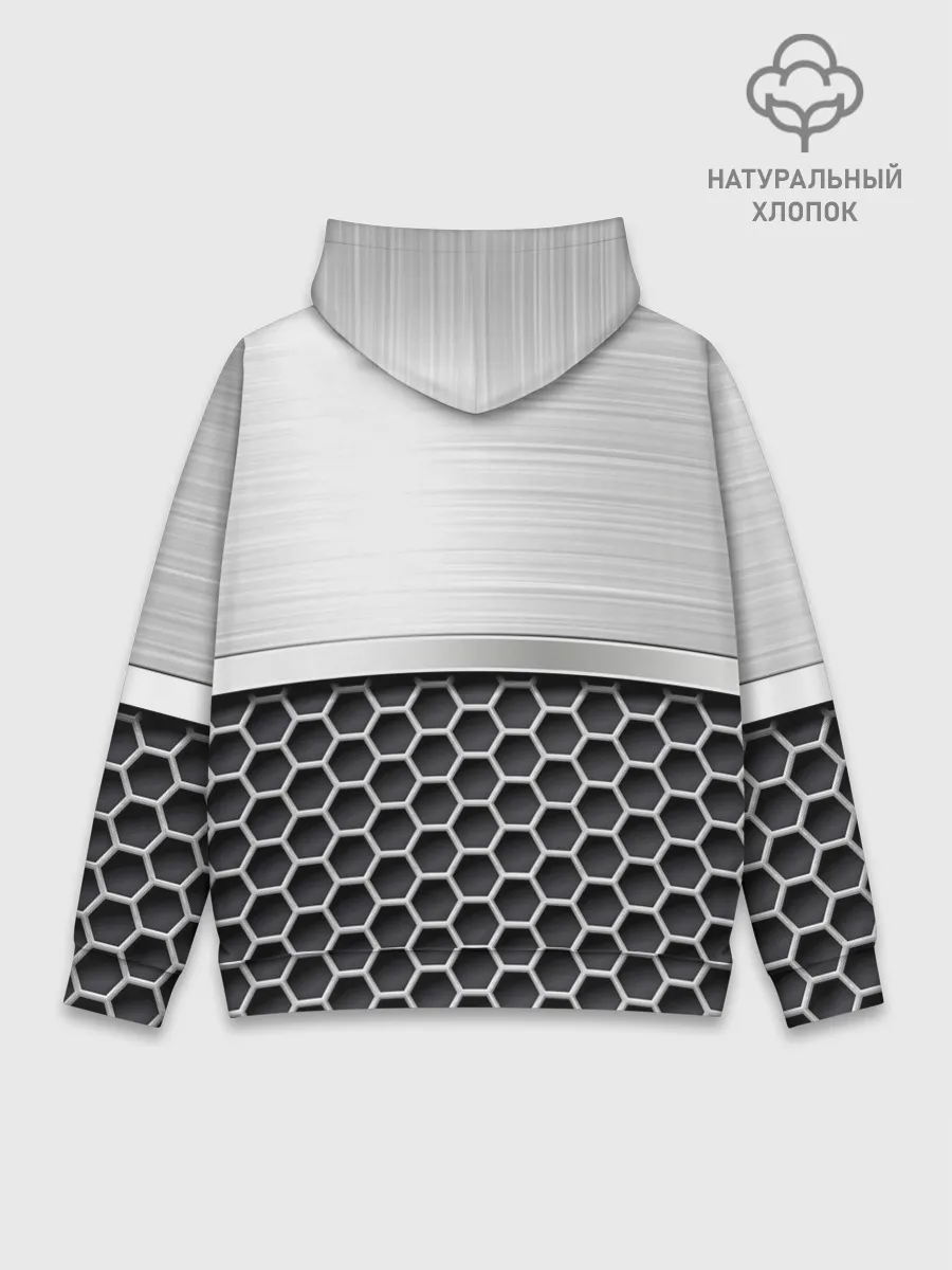 Худи мужской база хлопок / Toyota | Стальная решетка