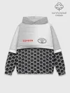 Худи мужской база хлопок / Toyota | Стальная решетка