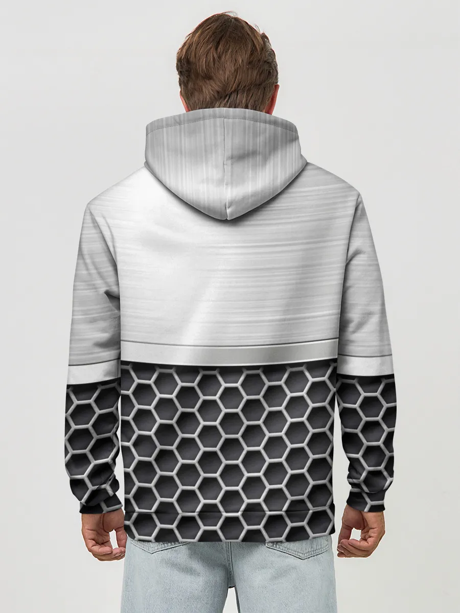 Худи мужской база хлопок / Peugeot | Стальная решетка